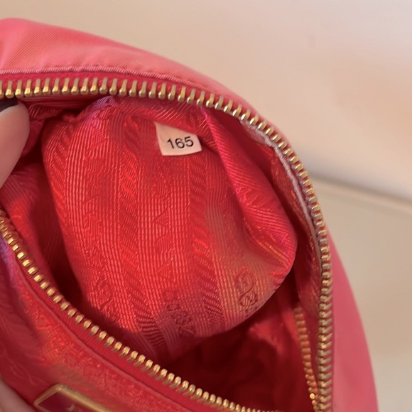 Prada Hot Pink Fiocco Bow Tessuto Nylon Crossbody - Picture 9 of 15